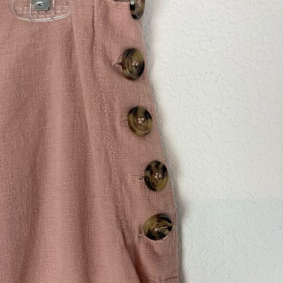 Good Luck Gem pastel sailor pants w/ elastic waist, side buttons, pockets - Picture 3 of 7